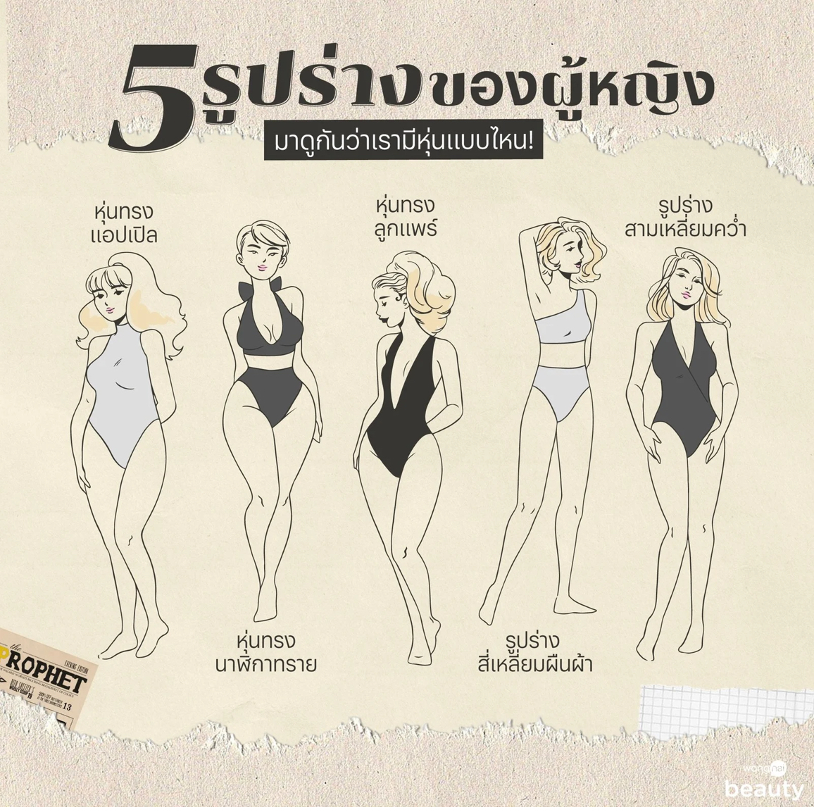 5 รูปร่างของผู้หญิง