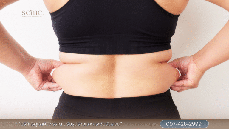 ตัวอย่างไขมันในท้อง