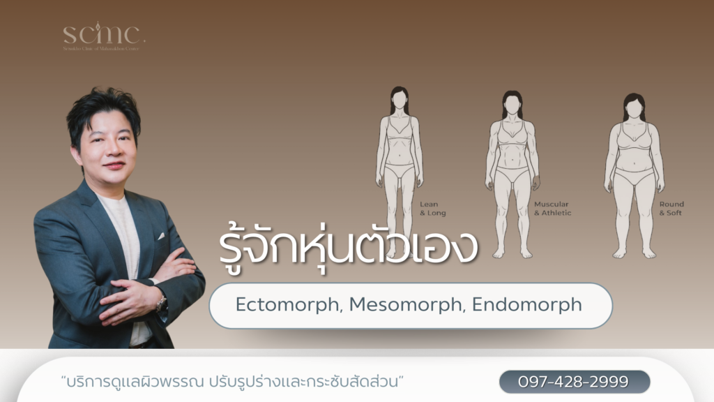 รู้จักหุ่นตัวเอง Ectomorph, Mesomorph, Endomorph